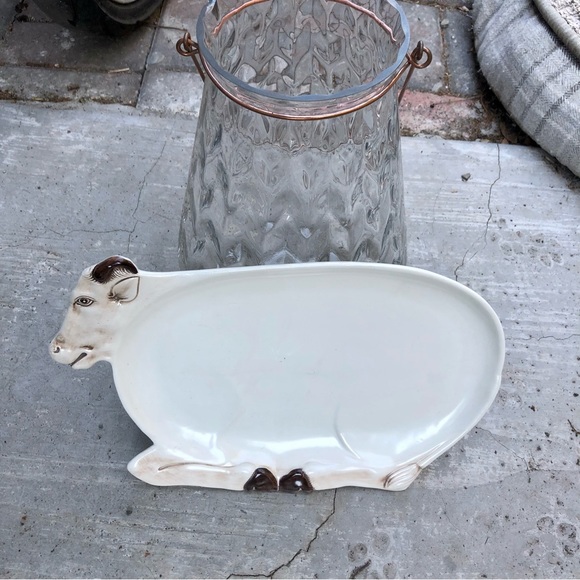 Cow plate. Platter Vintage Porcelain - Picture 5 of 6